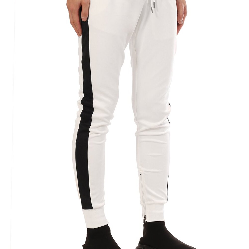FXN Men's Track Pants Joggers WhiteBlack